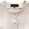 Жакет трикотажный бежевого цвета