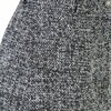 Мини-юбка из твида, цвета мерцающего серебра