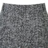 Мини-юбка из твида, цвета мерцающего серебра