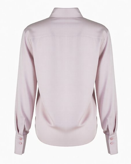 Блуза со съемным шнурком и кистями, цвет «Розовые лепестки»