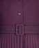Пальто с юбкой-плиссе цвета темный пурпур www.EkaterinaSmolina.ru
