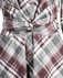 Платье-рубашка в клетку с поясом-лентами www.EkaterinaSmolina.ru