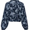 Бомбер джинсовый темно-синий