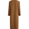 Пальто длины миди в цвете Умбра