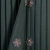 Пальто с юбкой-плиссе цвета мирта