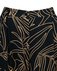 Комплект из рубашки, топа и брюк в принт “Листья”, цвет черный www.EkaterinaSmolina.ru