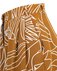 Комплект из рубашки, топа и брюк в принт “Листья”, цвет карамельный www.EkaterinaSmolina.ru