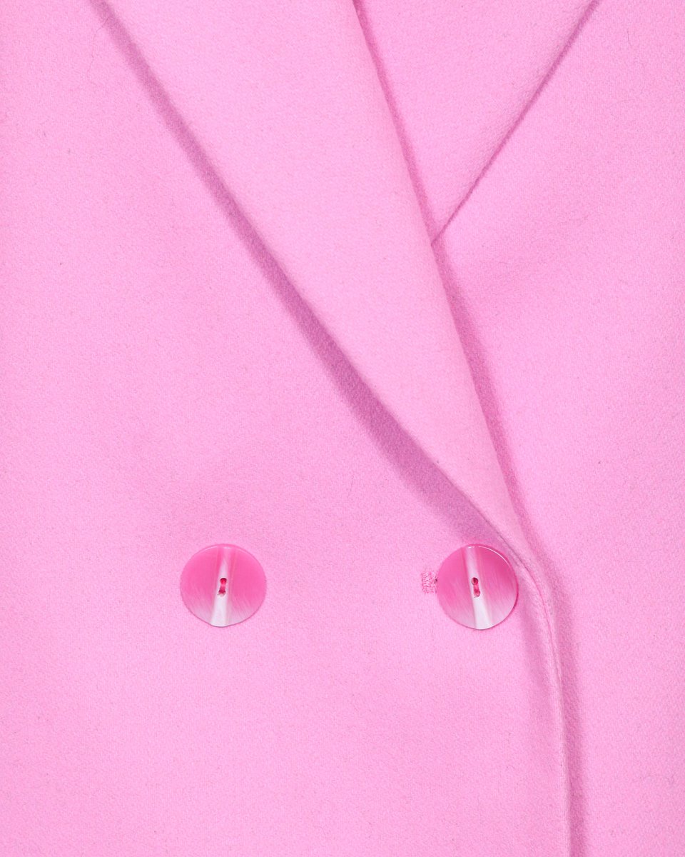 Пальто-жакет в цвете bubble gum 