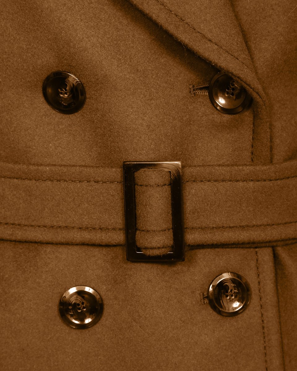 Пальто прямого силуэта  кофейного  цвета