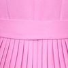 Пальто с юбкой-плиссе в цвете bubble gum