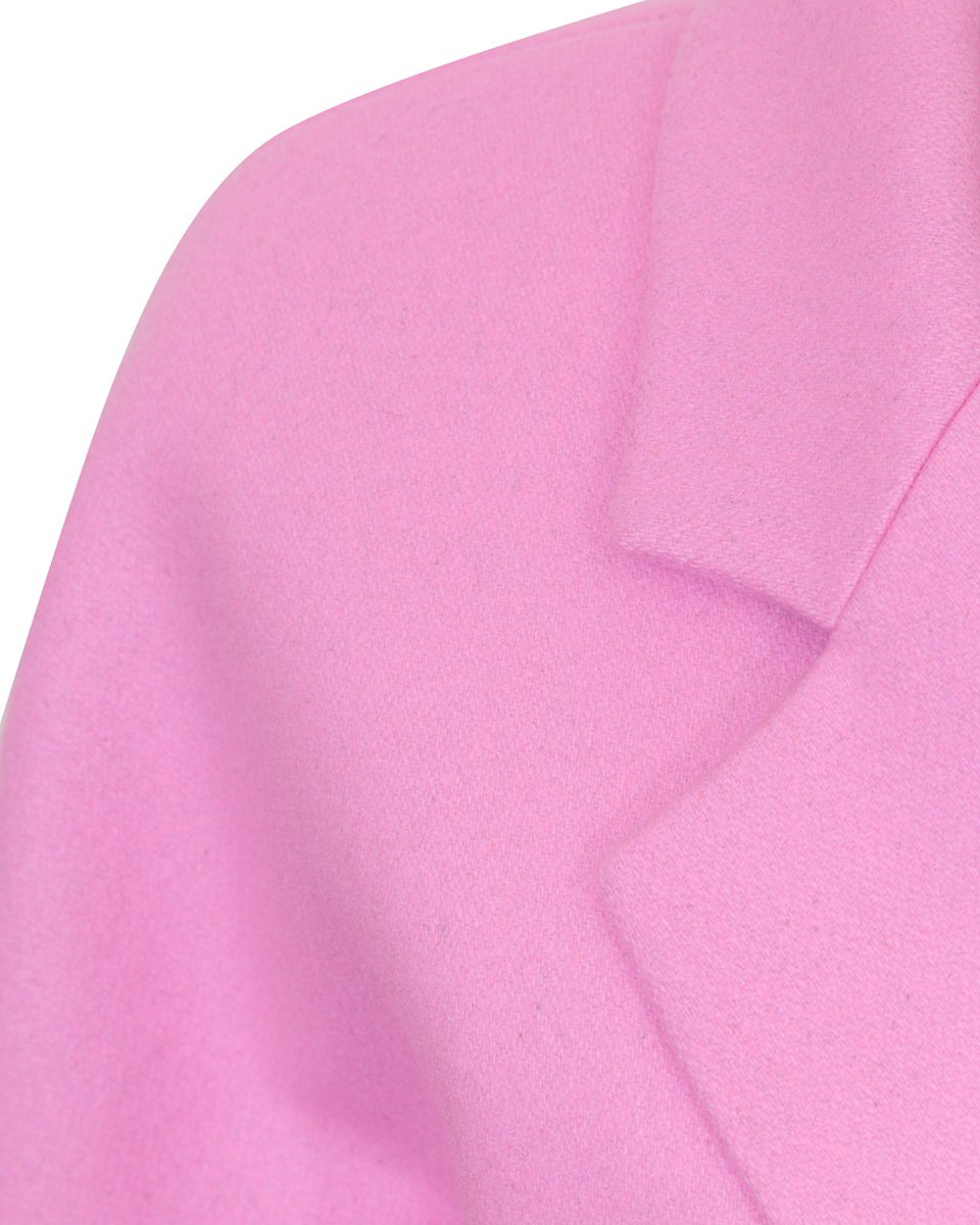 Пальто прямого кроя в цвете bubble gum 
