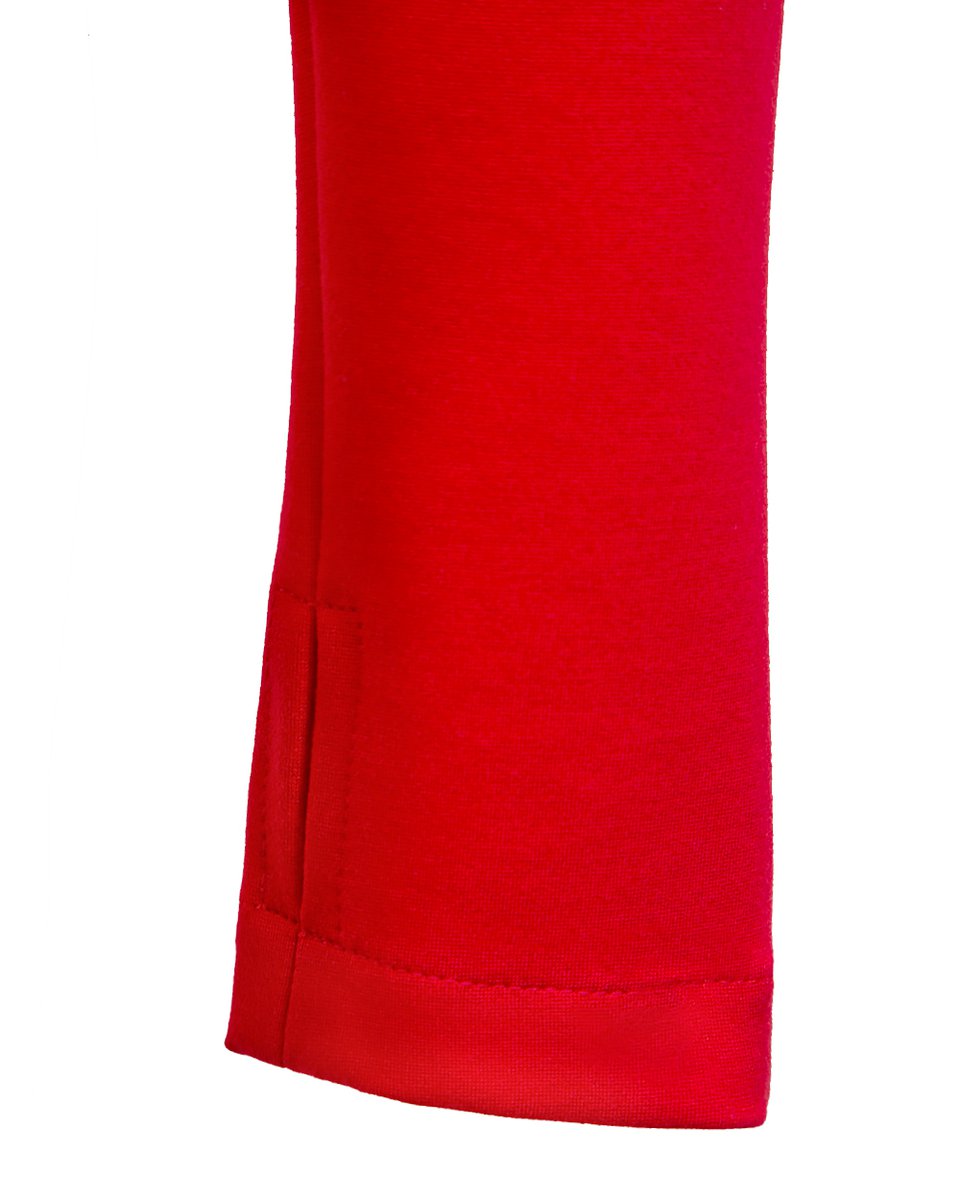Платье из джерси в красном цвете
