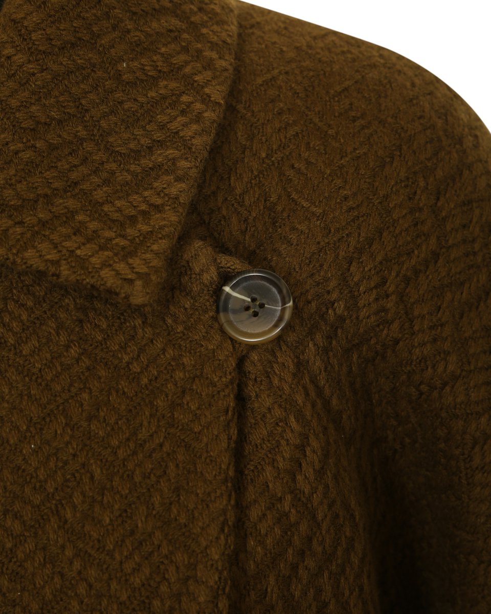 Limited edition. Пальто из фактурной ткани с имитацией вязки