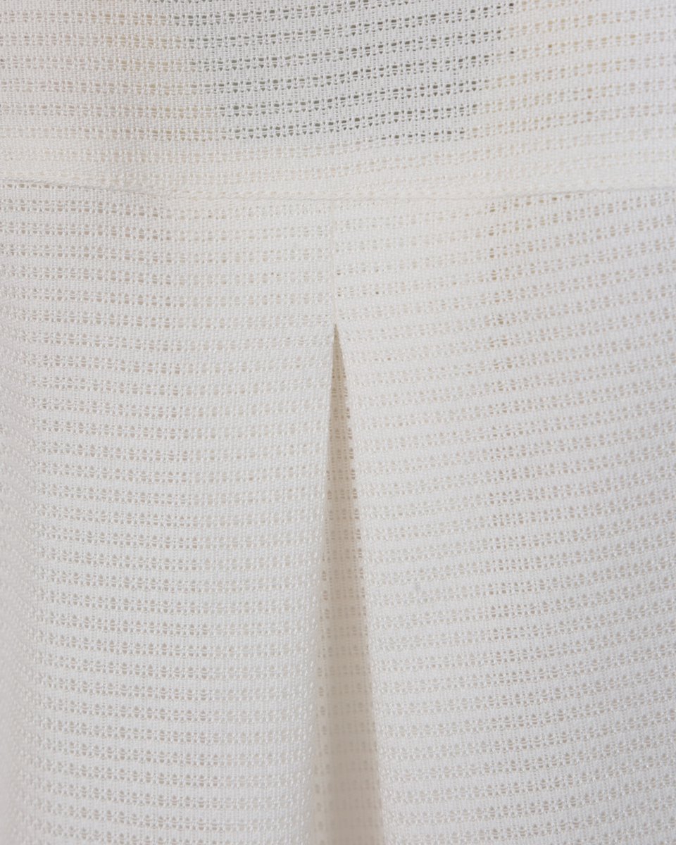 Рубашка из вискозы с накладными карманами, белого цвета