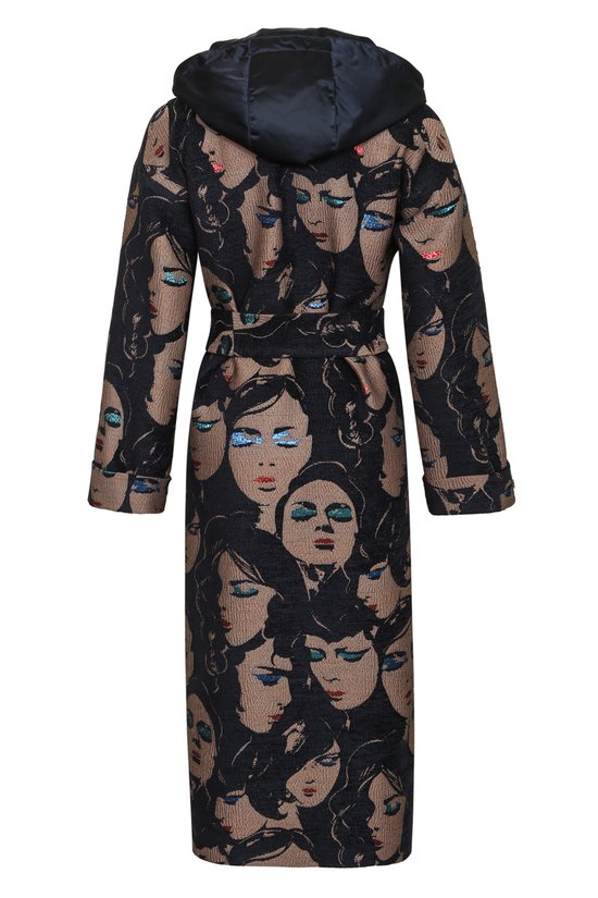 Limited edition. Пальто-кимоно из жаккарда