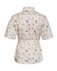 Рубашка с коротким рукавом с поясом, с принтом "Коктейли" www.EkaterinaSmolina.ru