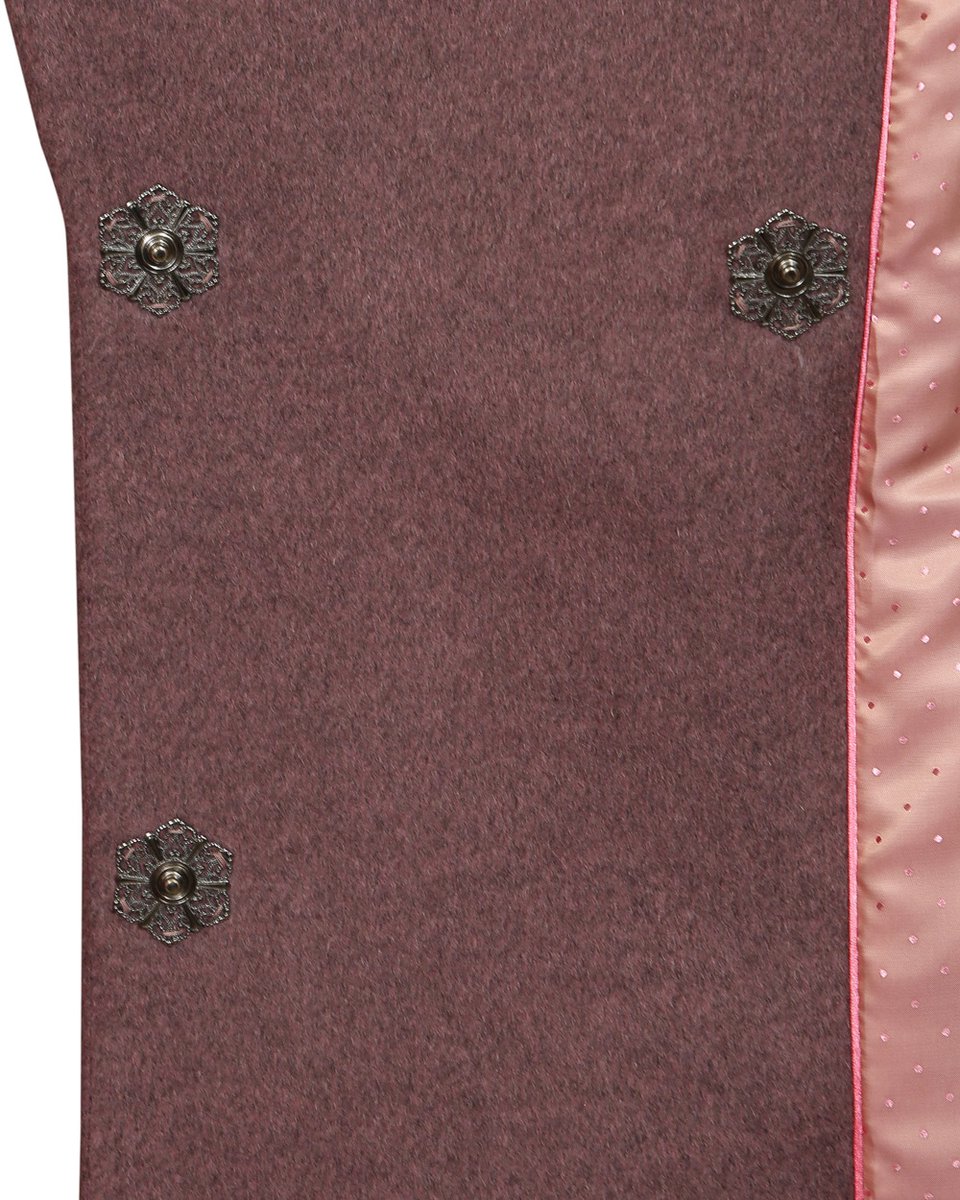 Пальто с широким английским воротником пурпурного цвета, из шерсти и кашемира
