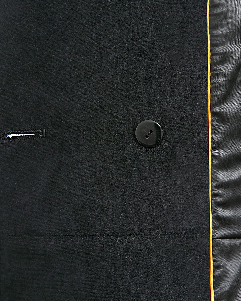 Пальто-макси из бархата со съемным воротником